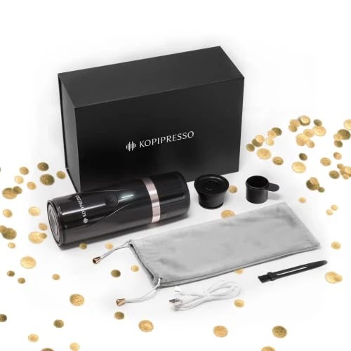 Espresso Bullet Compact Portable Espresso Maker (USB-C Powered Rechargeable) For Capsules And Ground Coffee Set For Travel Sports Outdoors Camping Office Kitchen…Espresso On The Go! - Image 2