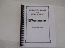 Bread Machine Maker Instruction Manual (Model: 1188) Reprint [Plastic Comb]