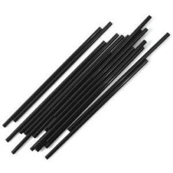 Stirring Straws For Coffee Cocktail Black Plastic Sipping Stirrers 5 Inches Long Drink Stir Sticks For Bars Cafes Restaurants Home Use (5000, 5 Inch)