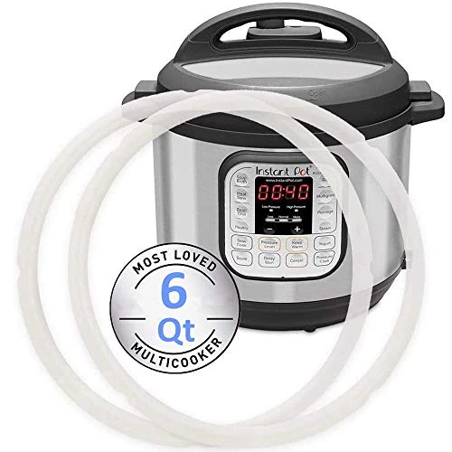 COSCOD Sealing Ring For 6 Qt Instant Pot Replacement Silicone Gasket Seal Rings For Instapot 6 Quart 2pcs Sealer Accessories Parts For Insta Pressure Cooker - 2 Pack - Image 2