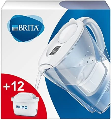 Brita Jahrespaket Cool Weiß Marella Water Filter Jug Annual Pack Maxtra (Pack Of 12), White - Image 8
