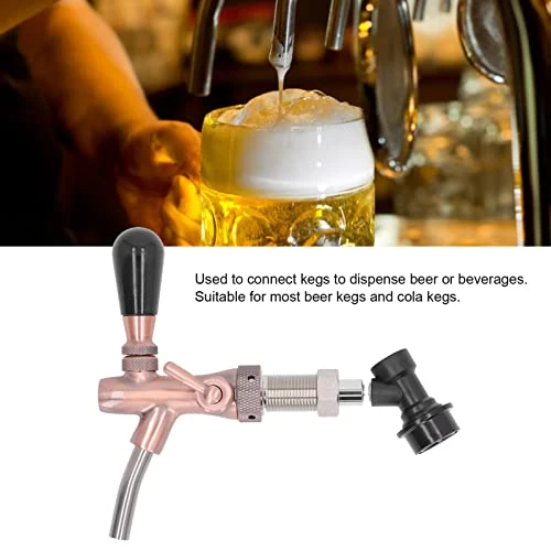 Draft Beer Faucet, Stainless Steel Beer Tap Faucet To Connect Kegs And Dispense Drinks For Beer Kegs And Cola Kegs - Image 3
