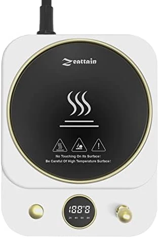 Coffee Mug Warmer For Coffee And Tea Portable Electric Cup Warmer For Travel Office Desk Home Auto Shut Off 26W 4 Temperature Setting For Heating Coffee,Beverage,Milk,Tea,Hot Chocolate Warm - Image 3