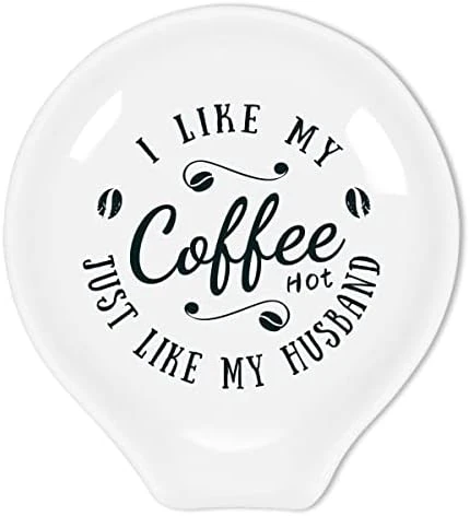 Funny Coffee Quote Ceramic Coffee Spoon Holder-Coffee Spoon Rest -Coffee Station Decor Coffee Bar Accessories-Coffee Lovers Gift For Women And Men (Pour Some Sugar On Me) - Image 6