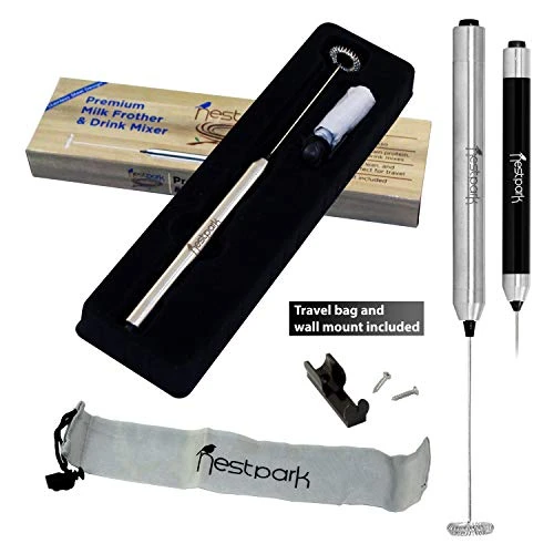 Portable Drink Mixer And Milk Frother Wand - Small Hand-Held Mini Mixer Electric Stick Blender - Bulletproof Keto Coffee Blender Rapid Emulsifier - Cordless And Battery Operated - Image 7