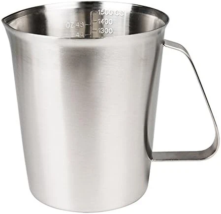 Measuring Cup, Stainless Steel Measuring Cup (16 Ounce/ 0.5 Liter- 2 Cup), Milk Frothing Pitcher, Steaming Pitcher, Milk Frothing Cup Jug With Marking With Handle For Espresso Machines, Latte Art - Image 8