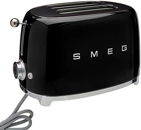 Smeg TSF01CRUS 50's Retro Style Aesthetic 2 Slice Toaster, Cream - Image 2