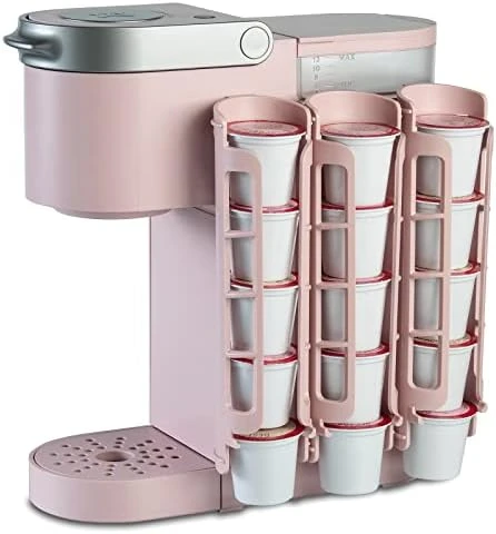 K Cup Holder For Keurig K-cup,Coffee Pod Storage, Side Mount | Wall Mount, Perfect For Small Counters (2 Rows/For 10 K Cups, OASIS BLUE) - Image 9