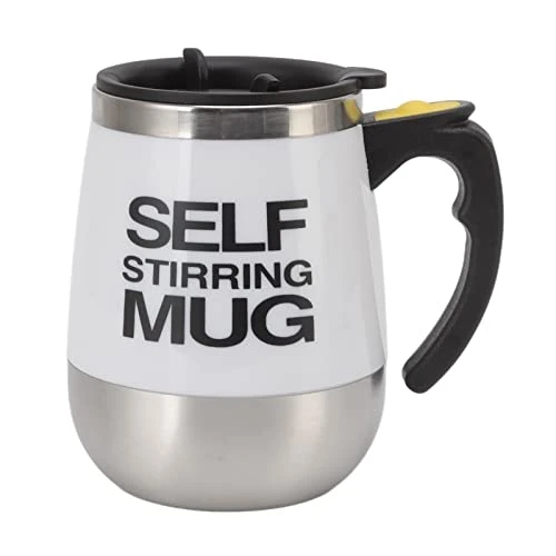 Automatic Stirring Mug, Stirring Coffee Mug Silent Wide Applications Self Stirring Technology For Home(White) - Image 6
