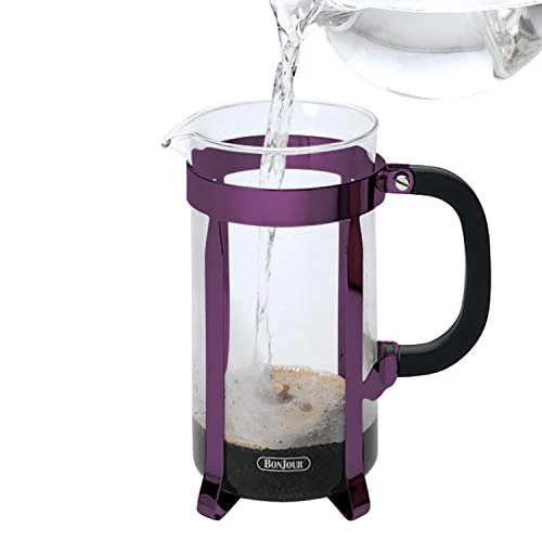 Maximus French Press Coffee Maker, 8 Cup, Purple - Image 5