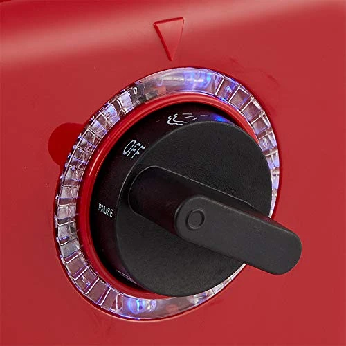 Ene Casa 3.5 Bar Espresso Cappuccino Latte Machine Maker With Frother, Red - Image 2