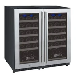 2X-VSWR30-1S20 Wine Refrigerator, 60 Bottle, Stainless Steel