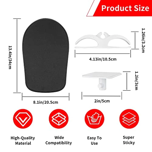 Sliding Mat For Kitchenaid Mixer With White Cord Organizer & Holder, Mixer Mover Slider Pad For Kitchenaid 4.5-5 Qt Tilt-Head Stand Mixer, Kitchen Appliance Slider Mat, Kitchen Aid Mixer Accessories - Image 2