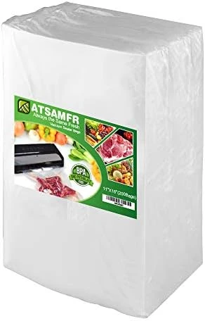 200 Count Quart 8x12Inch Vacuum Sealer Bags With BPA Free,Heavy Duty,Great For Vac Storage Or Sous Vide Cooking - Image 5