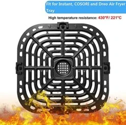 Air Fryer Tray Rubber Bumpers For Instants Vortex Cosori Air Fryers, 4PCS Professional Air Fryer Replacement Rubber Feet Parts, Rubber Tabs, Rubber Tips For Instants Air Fryer