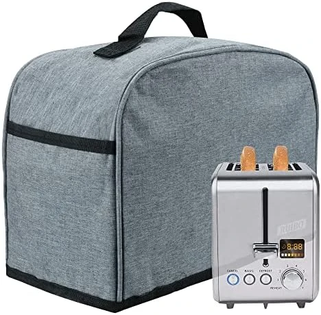 Toaster Cover 2 Slice,small Appliance Cover For Kitchen / Keep Toaster Free From Dust And Fingerprint (11.5w X 8d X 8h, Wine Red) - Image 8