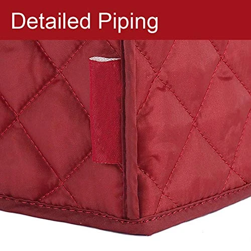 Toaster Cover 2 Slice,small Appliance Cover For Kitchen / Keep Toaster Free From Dust And Fingerprint (11.5w X 8d X 8h, Wine Red) - Image 5