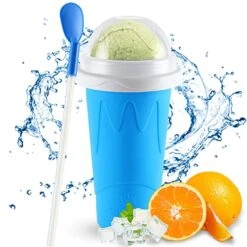 Tgosomt Slushy Cup, Frozen Magic Slushie Maker Cup Squeeze, Cool Fun Stuff Things Gadgets For Teens Kids (Blue)