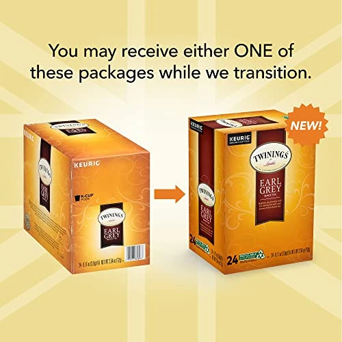 Twinings Earl Grey K-Cup Pods For Keurig, Caffeinated Black Tea Flavoured With Citrus And Bergamot, 24 Count (Pack Of 1) - Image 2