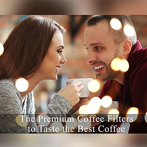 Coffee Filters 8-12 Cup, Basket Coffee Filter, Paper Coffee Filters (300/Pack) - Image 4