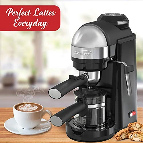 GA-135BK Espresso And Cappuccino Maker, 4 Servings, Black - Image 4