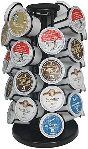 Up Holders,K Cup Holder, K Cups Holder,K Cup Carousel, Coffee Pods Holder Storage Organizer Stand,Comes All In One Piece,No Assembly Required,1 Count,Black (Capacity Of 40 Pods, Black) - Image 5