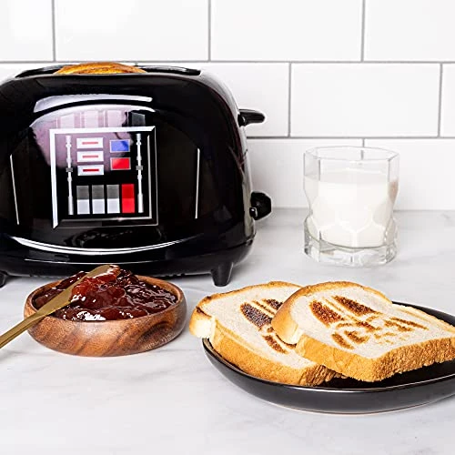 Star Wars Darth Vader 2-Slice Toaster- Vader's Icon Mask Onto Your Toast - Image 3