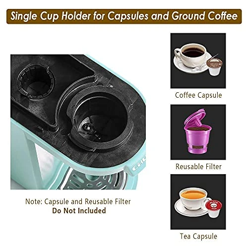 Coffee Maker Single-Serve Coffee Machine For Reusable Filter And Coffee Capsule - Image 2