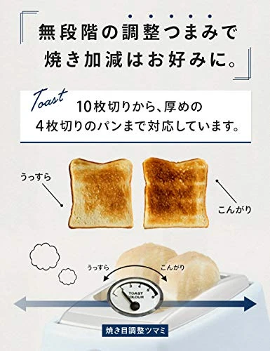 De'Longhi Pop-up Toaster 「ICONA Vintage Collection」CTOV2003J-AZ (Azzurro Blue)【Japan Domestic Genuine Products】 - Image 2