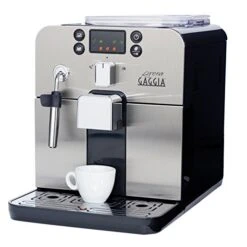 Gaggia Brera Super-Automatic Espresso Machine, Small, Black, 40 Fl Oz