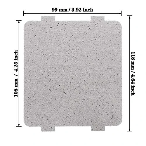 12 Pieces Waveguide Cover Universal Mica Plates Sheets For Microwave Oven Repairing Replacement Part Thick Heat Insulation Accessories, Cut To Size, 108 Mm X 99 Mm - Image 2