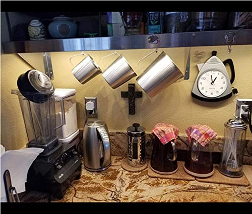 Measuring Cup, Stainless Steel Measuring Cup (16 Ounce/ 0.5 Liter- 2 Cup), Milk Frothing Pitcher, Steaming Pitcher, Milk Frothing Cup Jug With Marking With Handle For Espresso Machines, Latte Art - Image 6