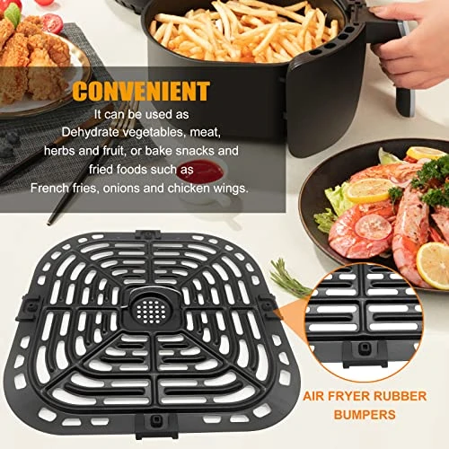 Original Air Fryer Grill Pan For Instant Pot Vortex Plus 6 In 1 6 QT Gourmia GAF685 GAF735 6 QT Air Fryer, Air Fryer Accessories Replacement Tray Rack Parts Grill Plate Crisper Plate, Dishwasher Safe - Image 4