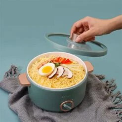 AIVERC Soup Pot Household Multi Electric Cooker Non Stick Electric Skillet Mini Hot Pot For Home Dormitory Kitchen Appliances