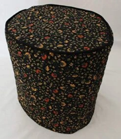 Quilted Slow Cooker Cover (8Qt Oval, Midnight Floral)