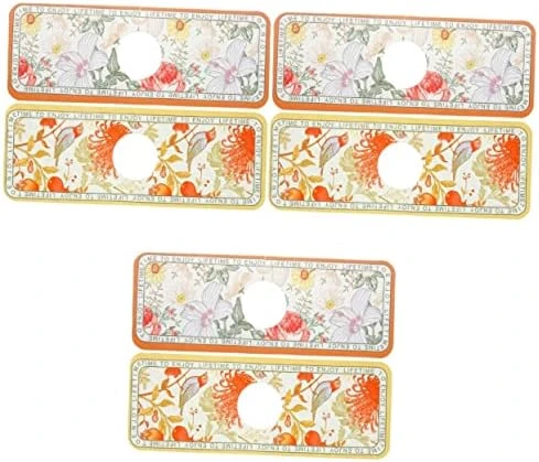 Zerodeko 8 Pcs Absorbent Pad Sink Draining Mat Microfiber Dish Mat Drainage Mat Sink Water Catcher Mat Non- Faucet Drip Catcher Faucet Absorbent Mats Diatom Mud Washable Splash Pad - Image 9