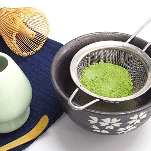 Japanese Matcha Tea Set, Matcha Whisk, Traditional Scoop, Matcha Bowl, Black Bamboo Tray, Ceramic Whisk Holder, Matcha Caddy, Handmade Matcha Ceremony Kit For Japanese Tea Ceremony (10Pcs) - Image 4