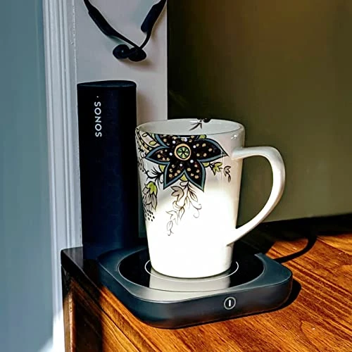 Mug Warmer Coffee Warmer For Desk Office - Coffee Mug Warmer Plate Electric Coffee Cup Warmer Portable Gift With Auto Shut Off & 3 Temperature Settings For Warming Beverage Tea Milk - Image 4