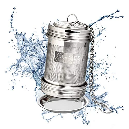 Ea Ball Infuser For Loose Tea 2 PACK Stainless Steel Filters Trainer With Double Screw Threaded Connection For Easy Cleaning Extra Fine Mesh Tea Ball Infuser Brew Tea, Spices & Seasonings - Image 4