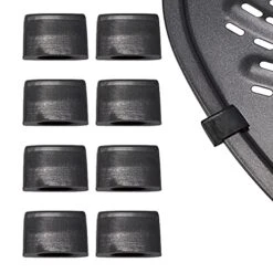 Air Fryer Rubber Bumpers,8 Pcs Air Fryer Replacement Rubber Tips,Air Fryer Silicon Rubbers Fit Power XL Air Fryer Crisper Plate, Air Fryer Replacement Parts For Air Fryer Grill Pan