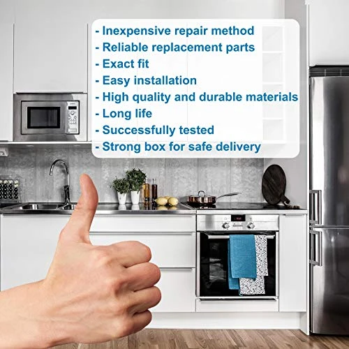 HQRP 11-1/4 Inch Glass Turntable Tray Compatible With Sharp 9KC3517203500 R309YK R309YV R309YW R318AV R331ZS Microwave Oven Cooking Plate - Image 2