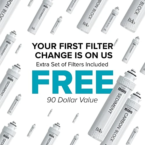 Brio Self Cleaning Bottleless Water-Cooler Dispenser With Filtration - New Black Stainless Steel - Hot Cold And Room Temperature Water. 2 Free Extra Replacement-Filters Included - Image 3