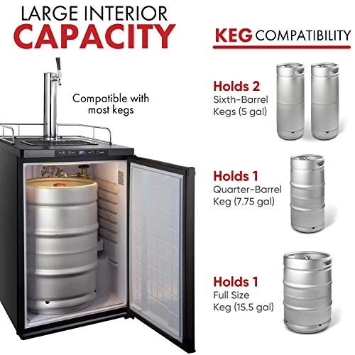 K309B-1 Keg Dispenser, Black - Image 4