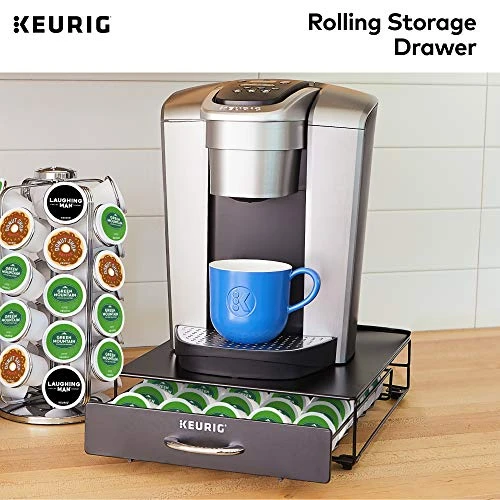 Keurig® Under Brewer Storage Drawer, Coffee Pod Storage, Holds Upto 35 Keurig K-Cup Pods, Black - Image 5