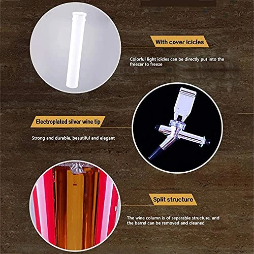 Eer And Beverage Tower Beer Tower Dispenser Home Beer Tower, Party Beer Dispenser, With Removable Ice Tube, For Bar, Party, Restaurant, KTV, Barbecue Restaurant - Image 2