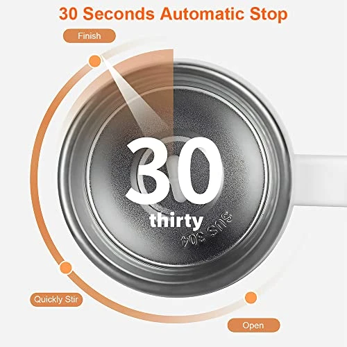 Self Stirring Coffee Mug, 400ML Stainless Steel Rechargeable Automatic Mixing Cup With Lid Auto Self Mixing Stainless Steel Cup For Coffee, Milk, Cocoa And Other Beverages - Image 5