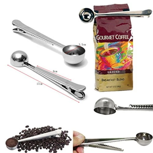 Stainless Steel Spoon Ground Coffee Craft Measuring Scoop Spoon - Image 2