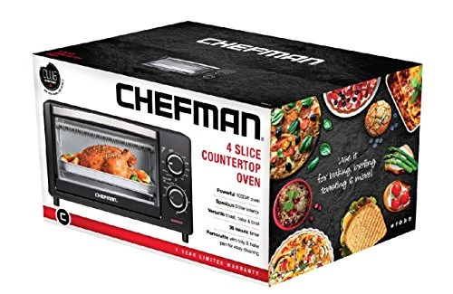 4 Slice Countertop Toaster Oven W/ Variable Temperature Control And 30 Minute Timer; Cooking Functions To Bake, Broil, Toast And Keep Warm β Black - Image 6