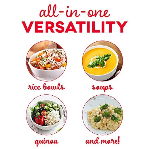 Dash Ash DMTO100GBAQ04 Mini Toaster Oven Cooker For Bread, Bagels, Aqua & DRCM200GBAQ04 Mini Rice Cooker Steamer With Removable Nonstick Pot, Keep Warm Function & Recipe Guide, Aqua - Image 5