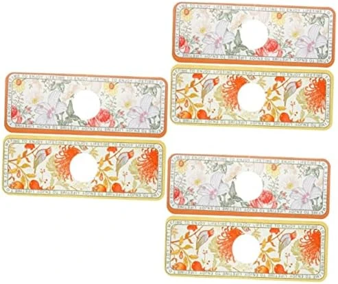 Cabilock Absorbent Pad Bathroom Faucet Mat Sink Faucet Mats Sink Mat For Faucet Guard Drip Catcher Mat Tap Mat Faucet Handle Drip Catcher Good Looking Water Receiver Diatom Mud 4 Pcs - Image 7